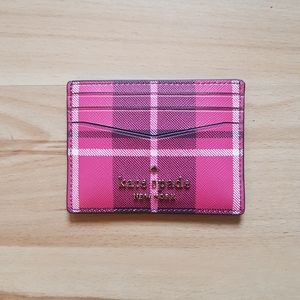 Kate Spade Cardholder-Plaid